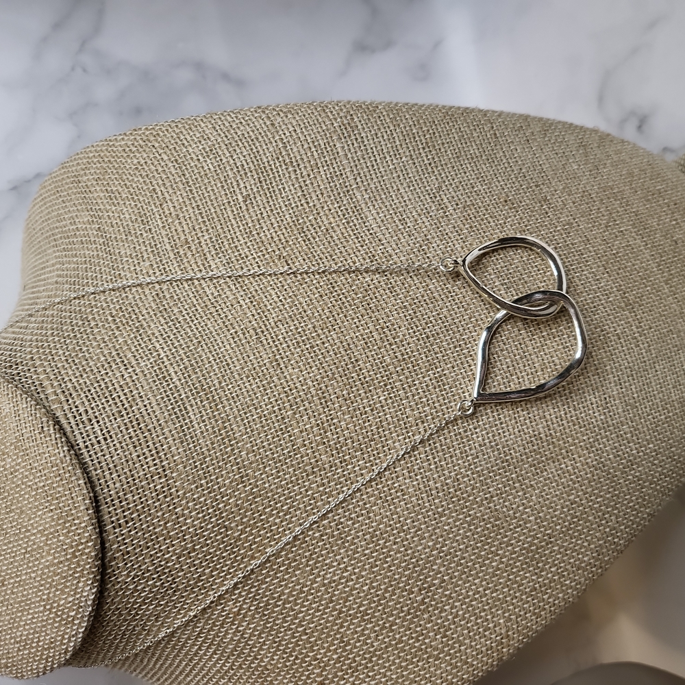 Chloe + Isabel Interlocking Double Tear Drop Neck… - image 1